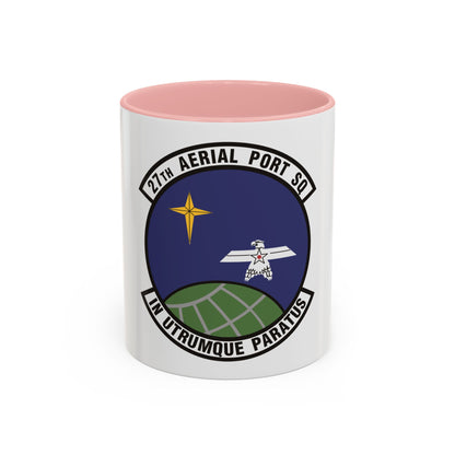 27th Aerial Port Squadron (U.S. Air Force) Accent Coffee Mug