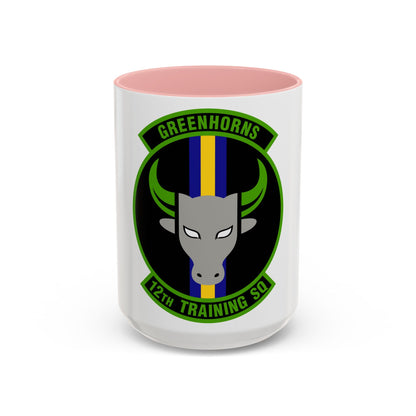12 Training Sq AETC (U.S. Air Force) Accent Coffee Mug