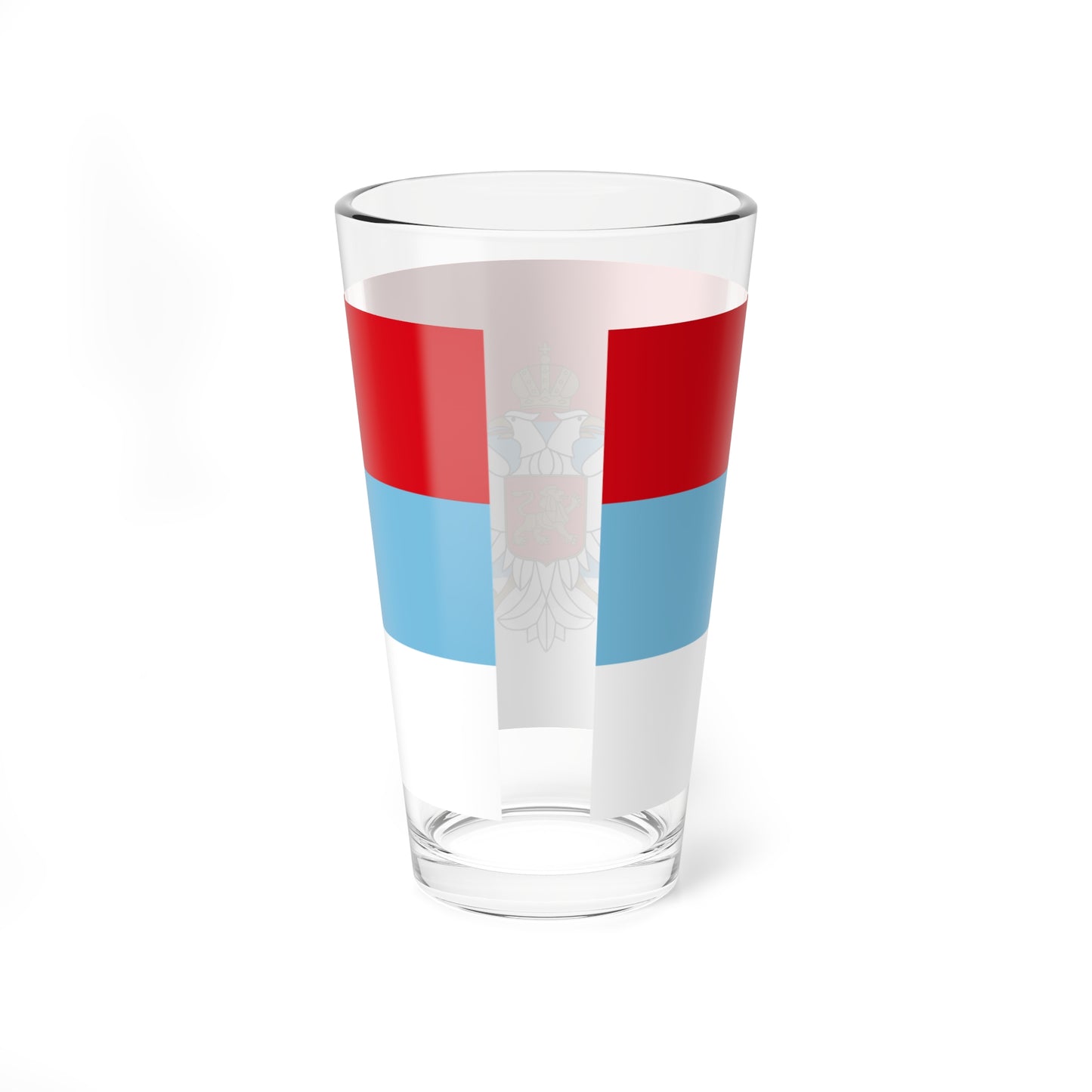 Flag of Montenegro 1993-2004 with coat of arms (Montenegro) Pint Glass 16oz