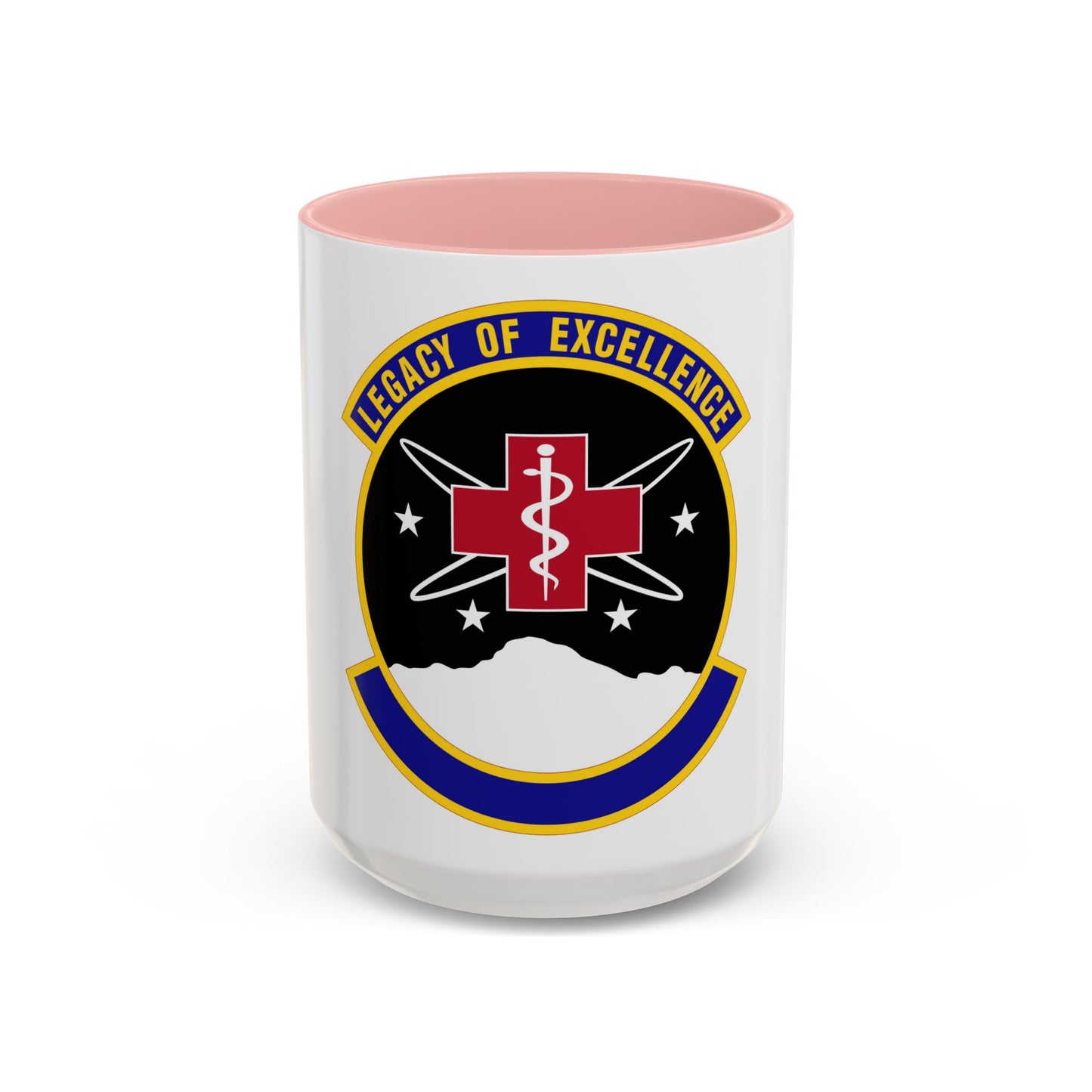 21 Healthcare Operations Squadron USSF (U.S. Air Force) Accent Coffee Mug