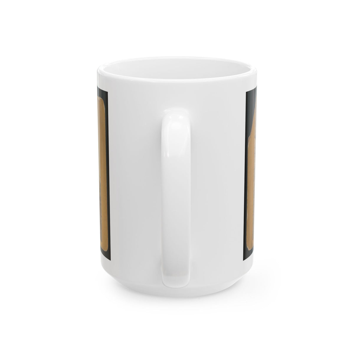 Damage To Exterior Wall Of Fort Sumter From Bombardment, Charleston, South Carolina (U.S. Civil War) White Coffee Mug