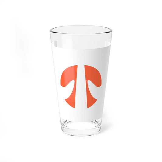 Flag of Ogawa Nagano (Japan) Pint Glass 16oz