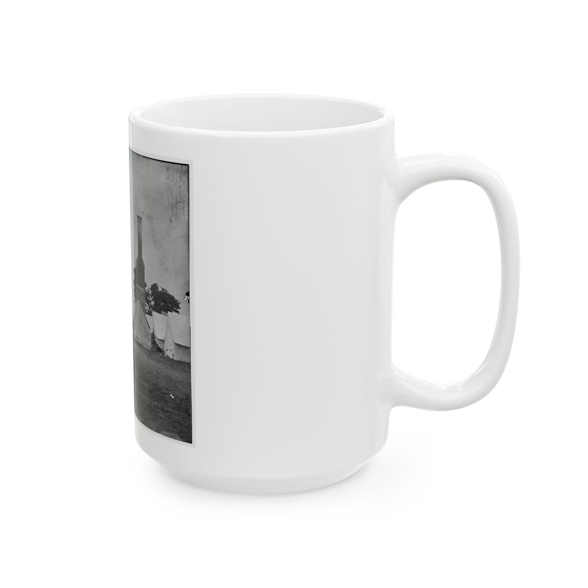 White House Landing, Va. Ruins Of The White House, Burnt During The Federal Evacuation (U.S. Civil War) White Coffee Mug