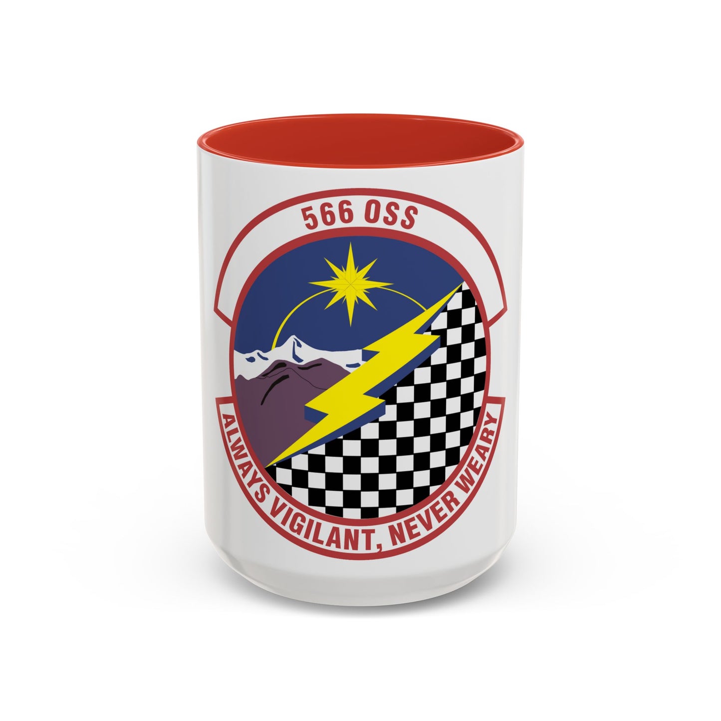 566th Operations Support Squadron (U.S. Air Force) Accent Coffee Mug