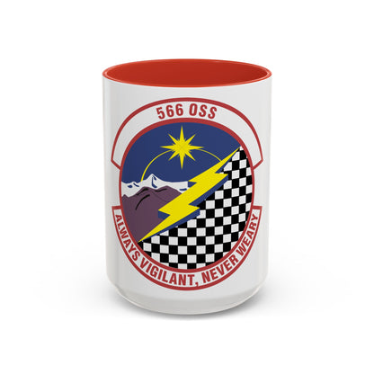 566th Operations Support Squadron (U.S. Air Force) Accent Coffee Mug