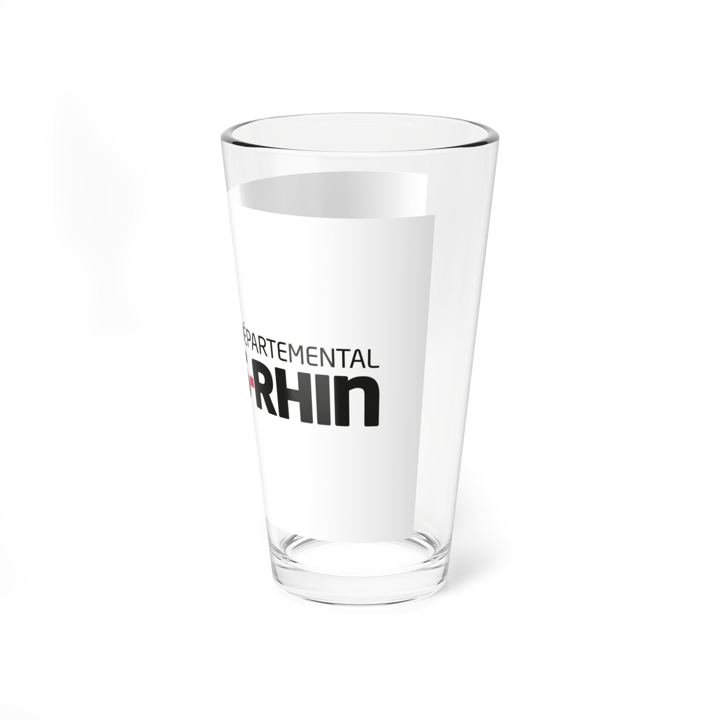 Flag of the Department of Bas-Rhin (France) Pint Glass 16oz