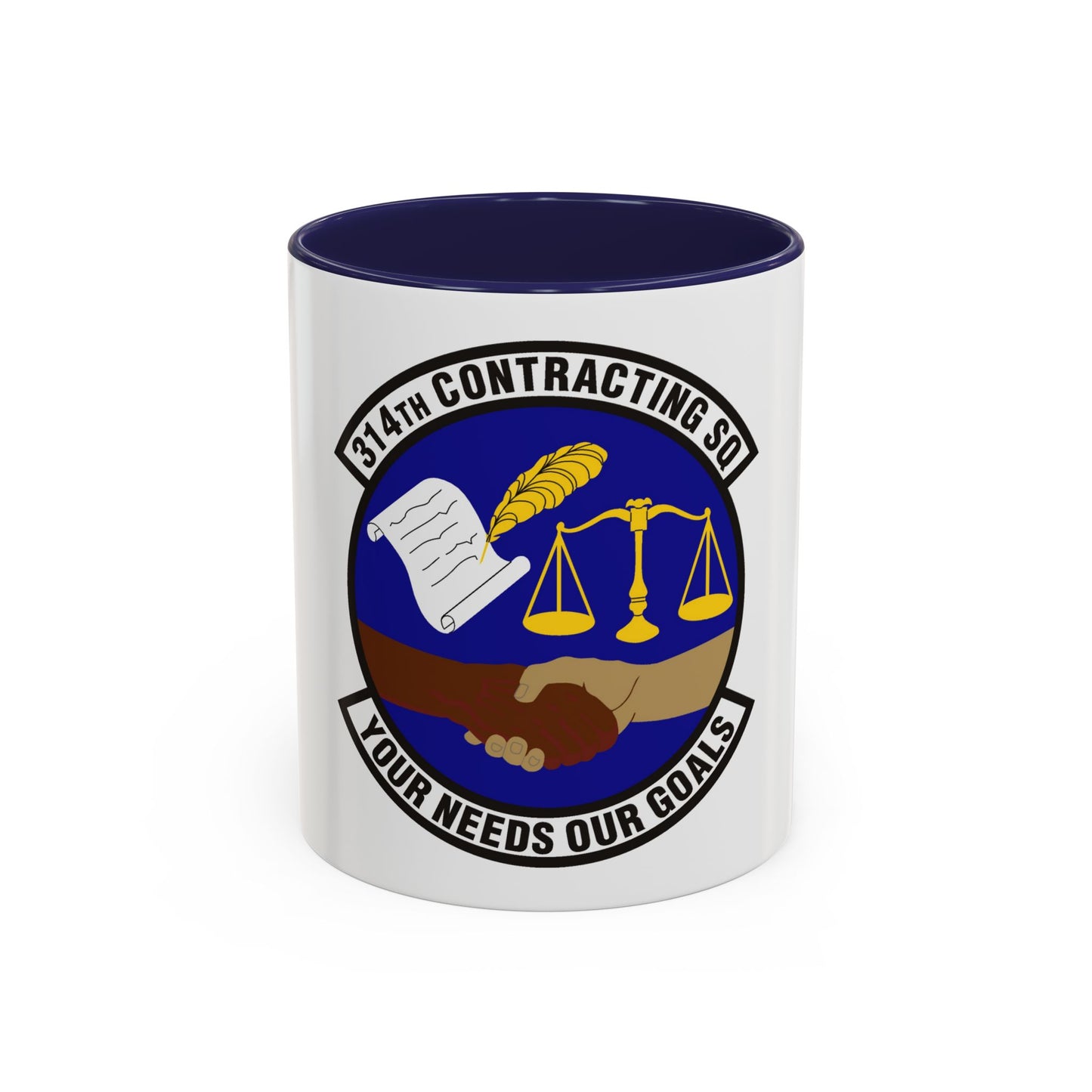 314th Contracting Squadron (U.S. Air Force) Accent Coffee Mug