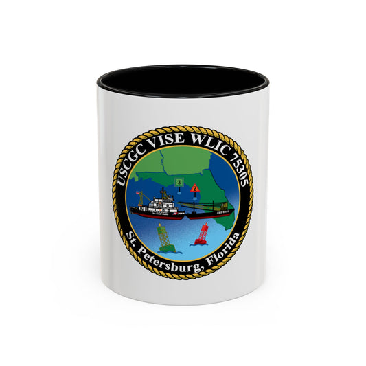 USCGC VISE WLIC 75305 (U.S. Coast Guard) Accent Coffee Mug