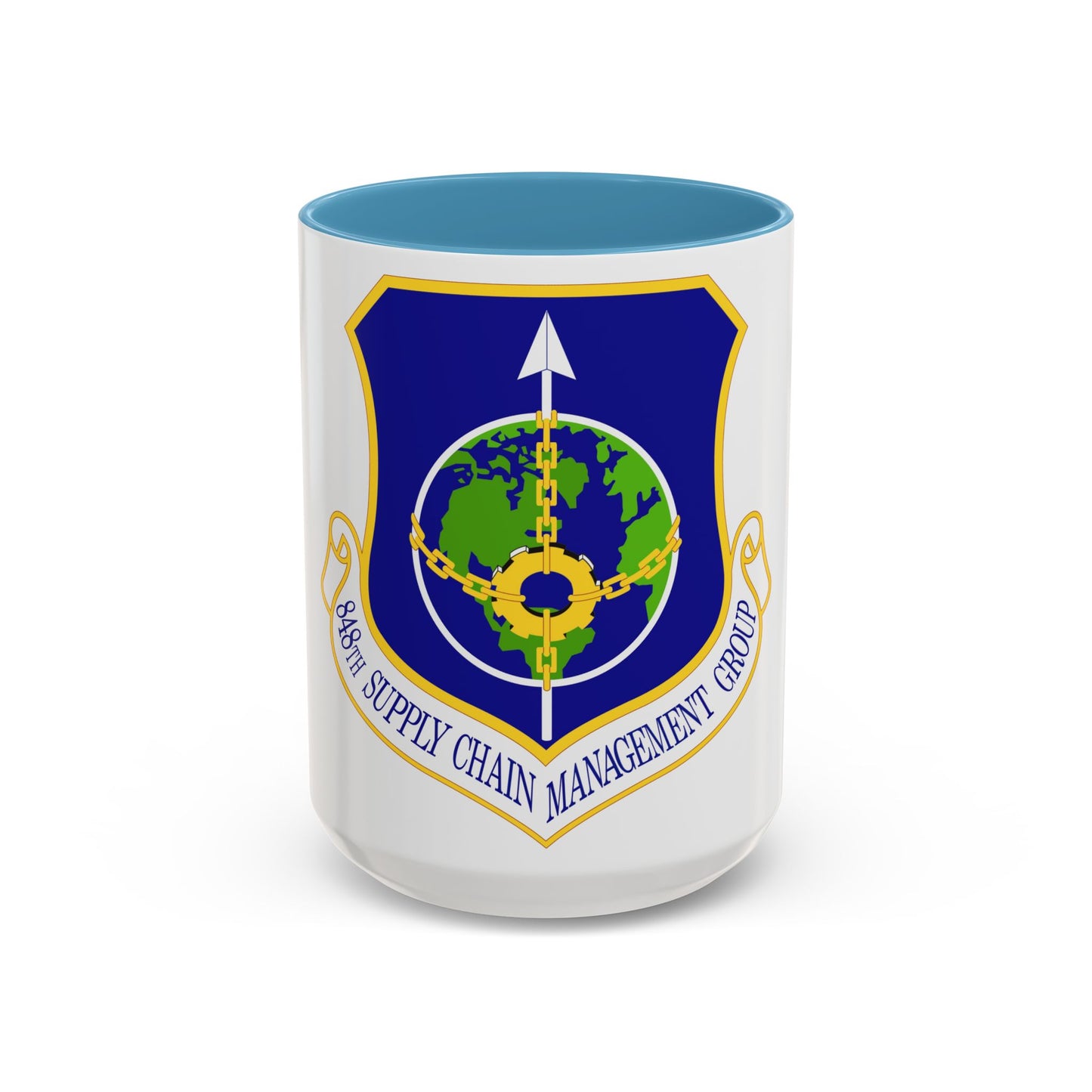 848 Supply Chain Management Group AFMC (U.S. Air Force) Accent Coffee Mug