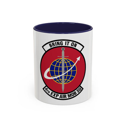 4th Expeditionary Air Mobility Squadron (U.S. Air Force) Accent Coffee Mug