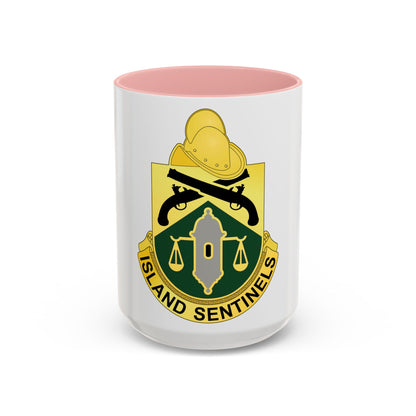 124 Military Police Battalion (U.S. Army) Accent Coffee Mug