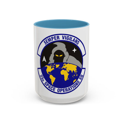 23d Space Operations Squadron (U.S. Air Force) Accent Coffee Mug