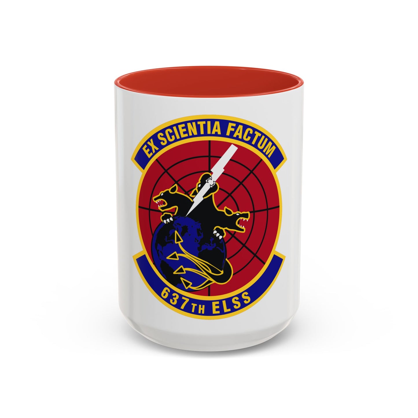 637th Electronic Systems Squadron (U.S. Air Force) Accent Coffee Mug