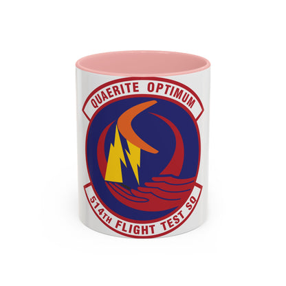 514th Flight Test Squadron (U.S. Air Force) Accent Coffee Mug