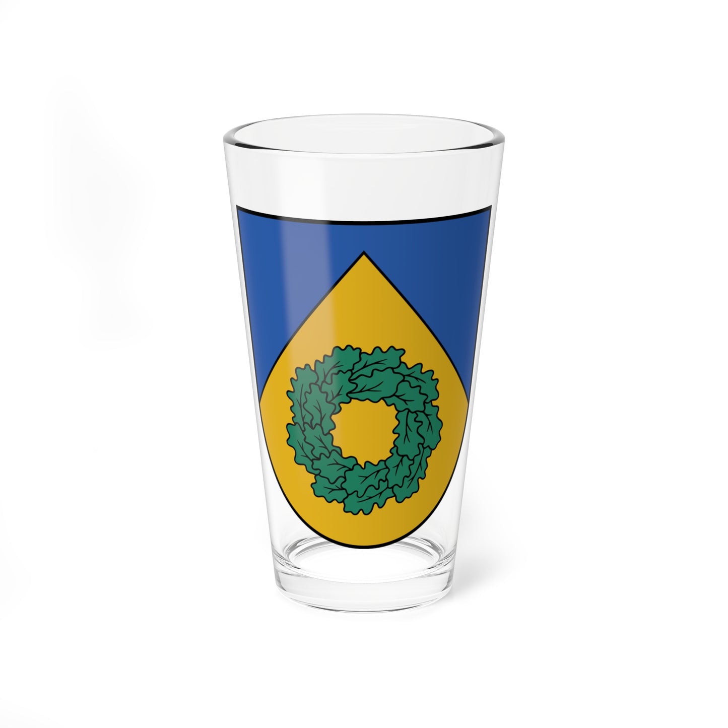 Talsu novada ģerbonis (Latvia) (Coat of Arms) Pint Glass 16oz