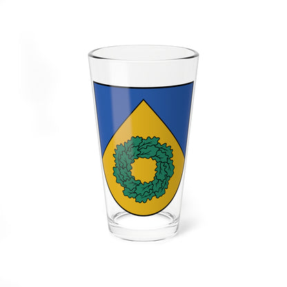 Talsu novada ģerbonis (Latvia) (Coat of Arms) Pint Glass 16oz