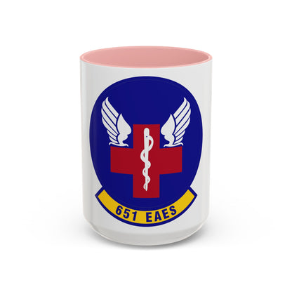 651st Expeditionary Aeromedical Evacuation Squadron (U.S. Air Force) Accent Coffee Mug