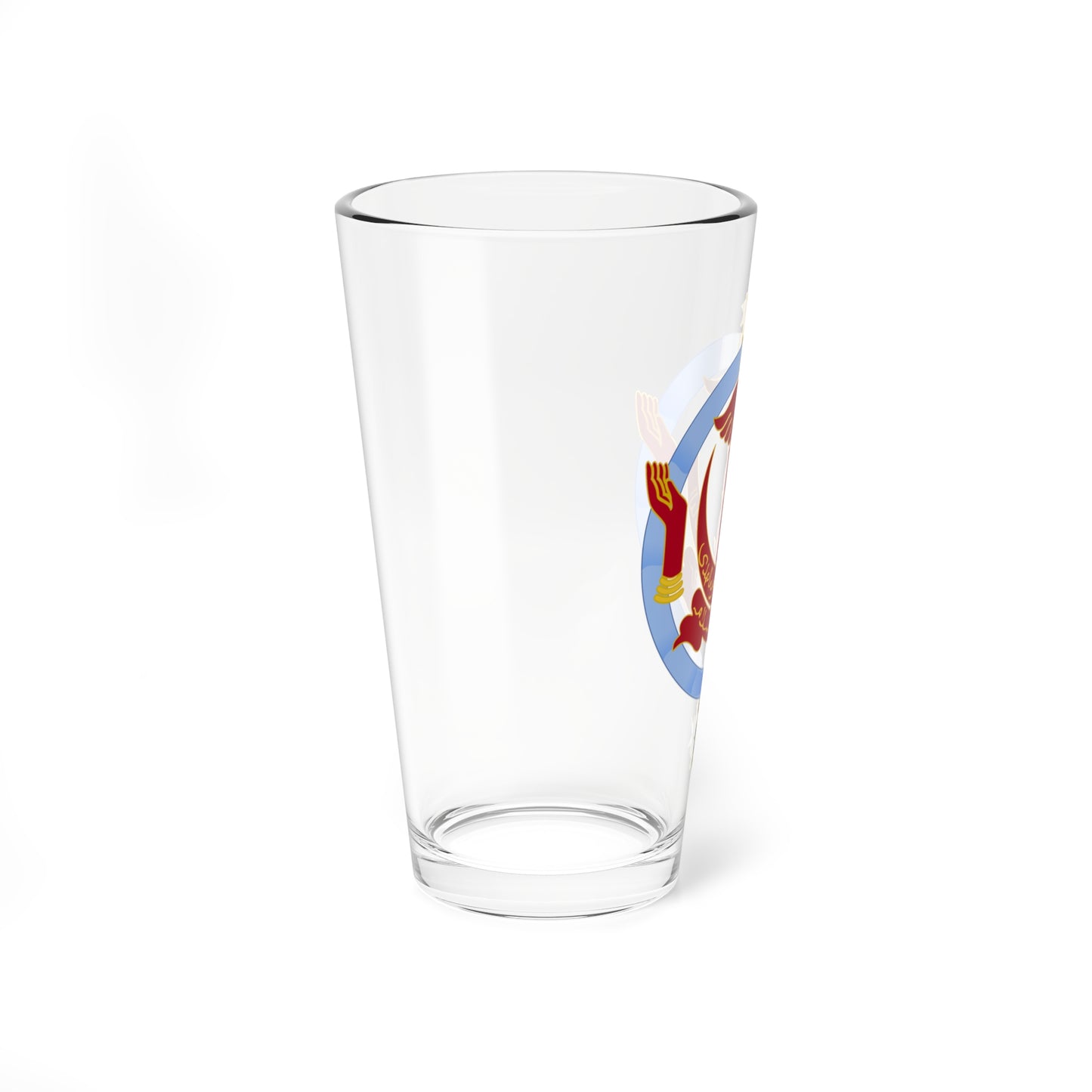 Emblem of Saleha Raja Isteri of Brunei Order of the Seraphim (Brunei) (Coat of Arms) Pint Glass 16oz