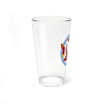 Emblem of Saleha Raja Isteri of Brunei Order of the Seraphim (Brunei) (Coat of Arms) Pint Glass 16oz