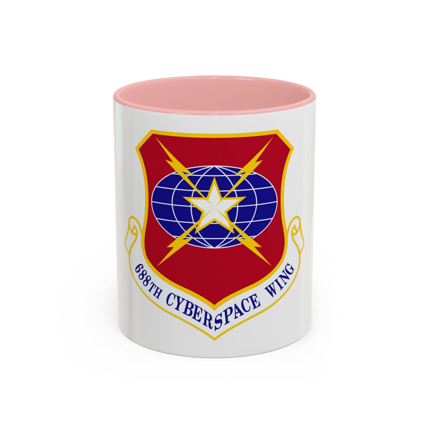 688 Cyberspace Wing ACC (U.S. Air Force) Accent Coffee Mug