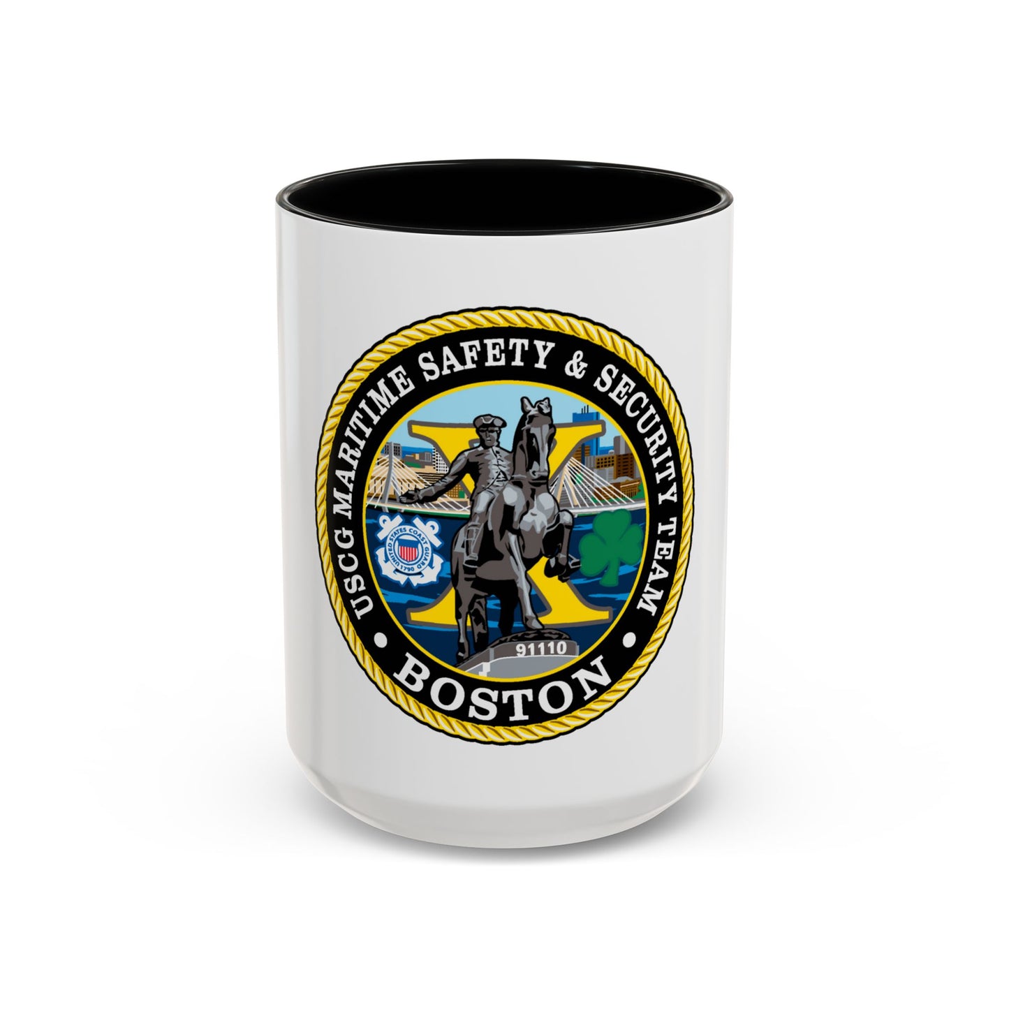 USCG Maritime Safety & Sec Team MSST Boston (U.S. Coast Guard) Accent Coffee Mug