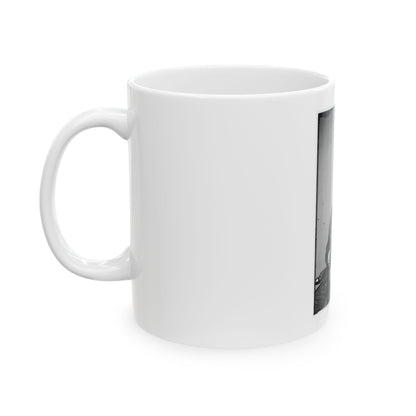 Portrait Of Maj. Gen. William B. Franklin, Officer Of The Federal Army (U.S. Civil War) White Coffee Mug