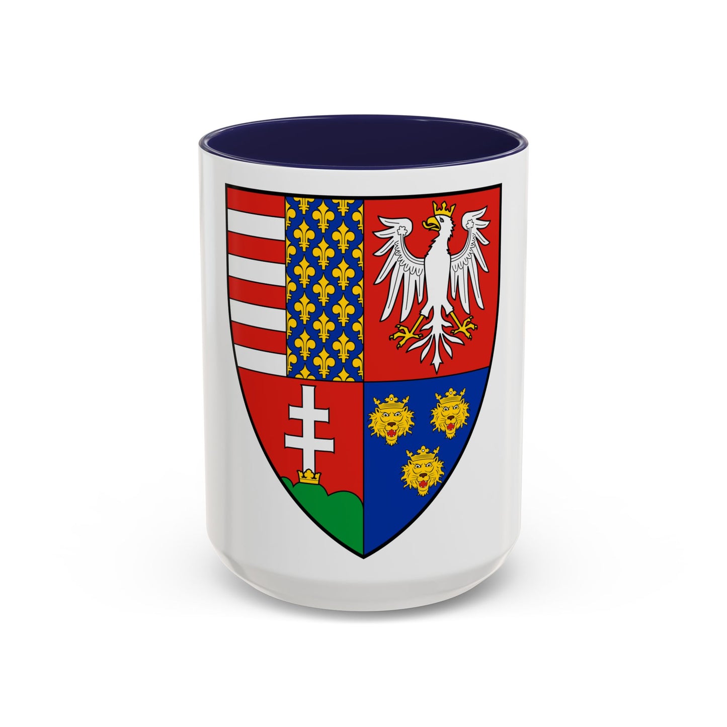 Coat of arms of Louis I of Hungary (1370) - Accent Coffee Mug