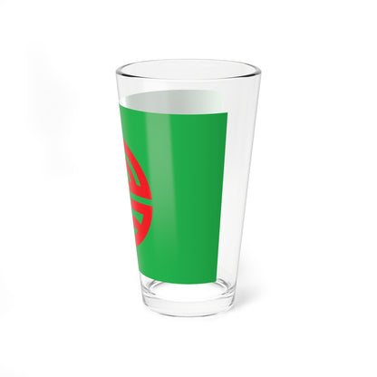 Flag of Shinjō Okayama (Japan) Pint Glass 16oz