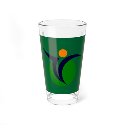 Flag of Shichinohe Aomori (Japan) Pint Glass 16oz