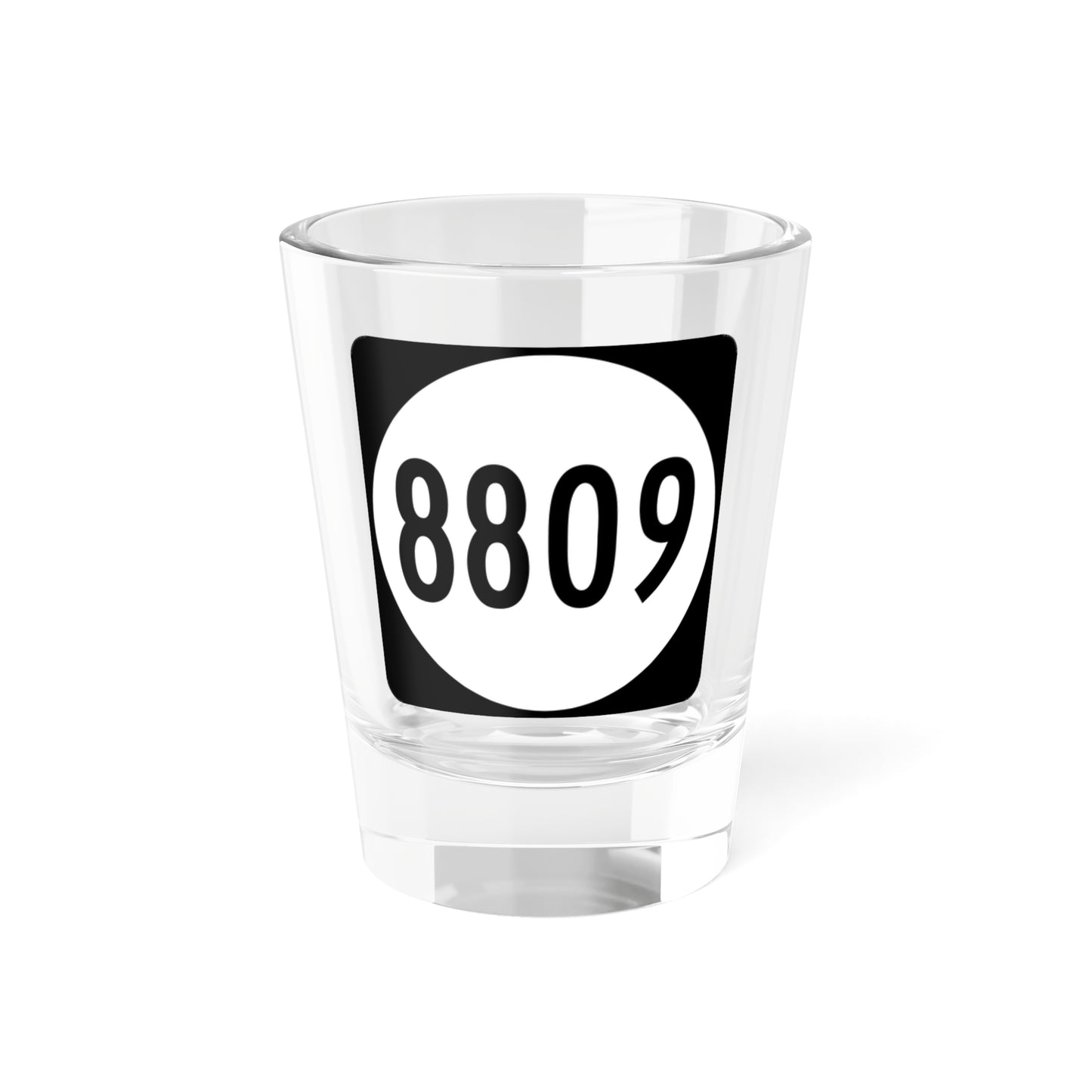 PR tertiary 8809 (Puerto Rico) (Road Sign) Shot Glass 1.5oz
