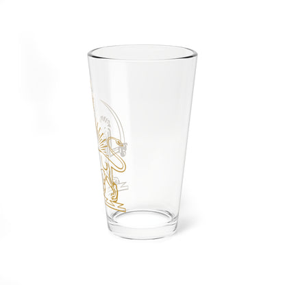 Emblem of the Azerbaijan Peoples Government (Azerbaijan) (Coat of Arms) Pint Glass 16oz