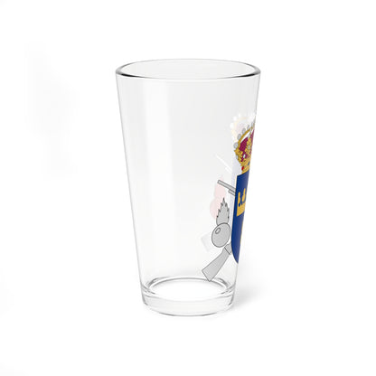 Livgrenadjärregementet vapen (Sweden) (Coat of Arms) Pint Glass 16oz