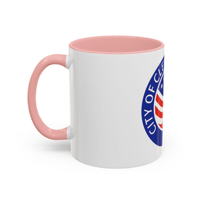 Seal of Cleveland Ohio - Accent Coffee Mug