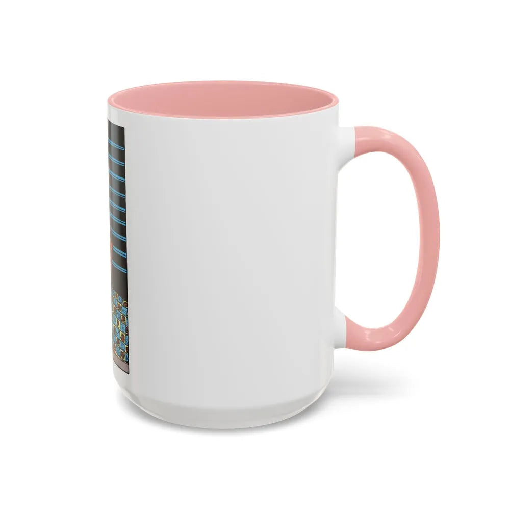 The 9 of Swords (Tarot Card) Accent Coffee Mug-Go Mug Yourself