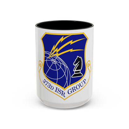 373 Intelligence Surveillance and Reconnaissance Group AFISRA (U.S. Air Force) Accent Coffee Mug
