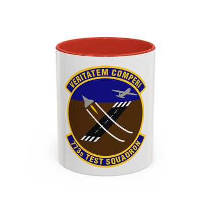 773 Test Squadron AFMC (U.S. Air Force) Accent Coffee Mug