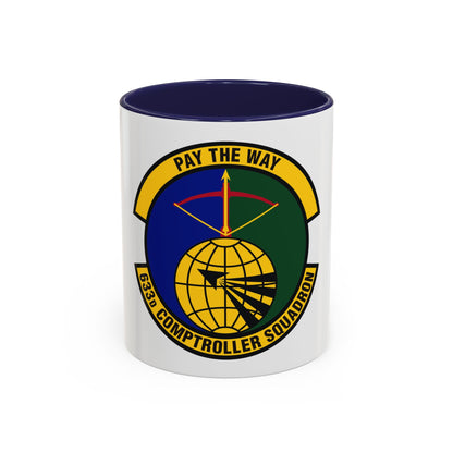 633d Comptroller Squadron (U.S. Air Force) Accent Coffee Mug