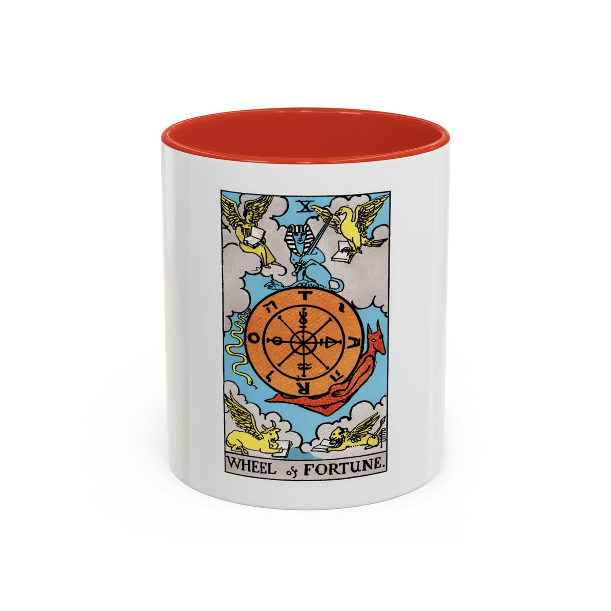 Wheel of Fortune (Tarot Card) Accent Coffee Mug