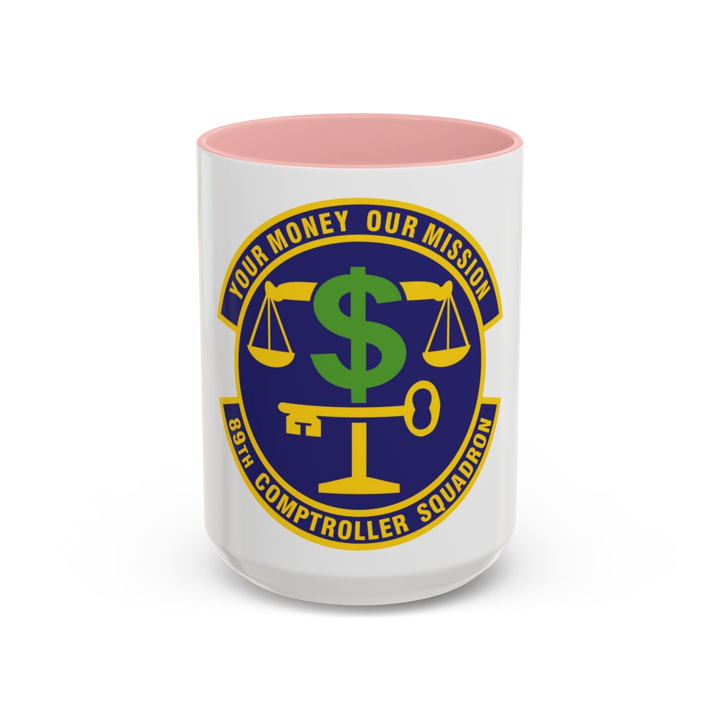 89th Comptroller Squadron (U.S. Air Force) Accent Coffee Mug