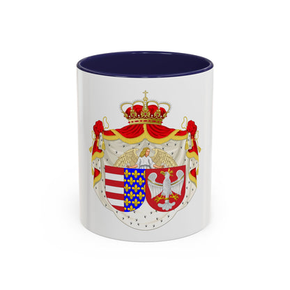 Coat of arms of Jadwiga of Poland - Accent Coffee Mug