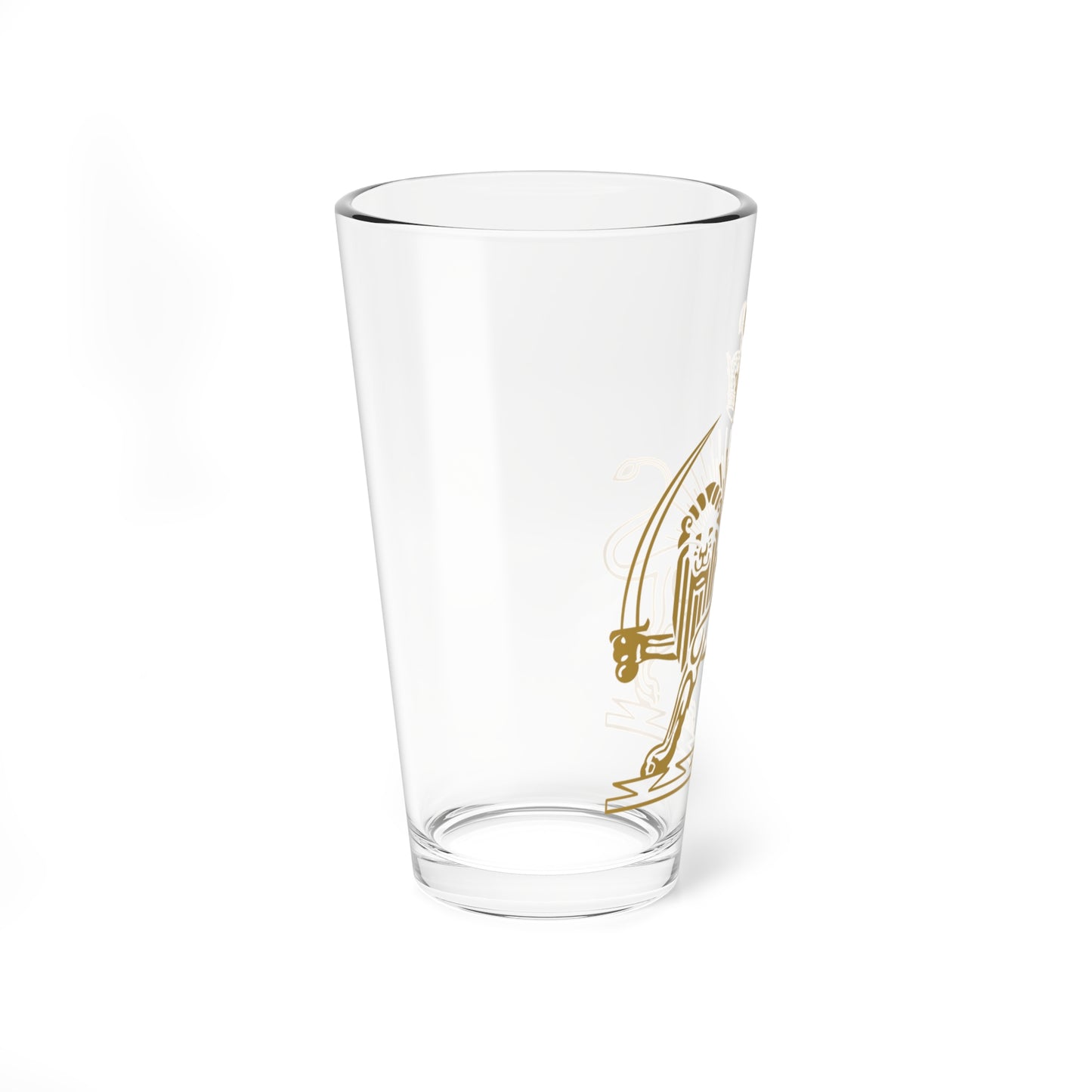 Emblem of the Azerbaijan Peoples Government (Azerbaijan) (Coat of Arms) Pint Glass 16oz