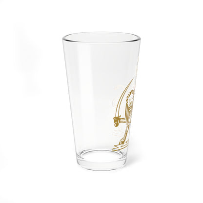 Emblem of the Azerbaijan Peoples Government (Azerbaijan) (Coat of Arms) Pint Glass 16oz