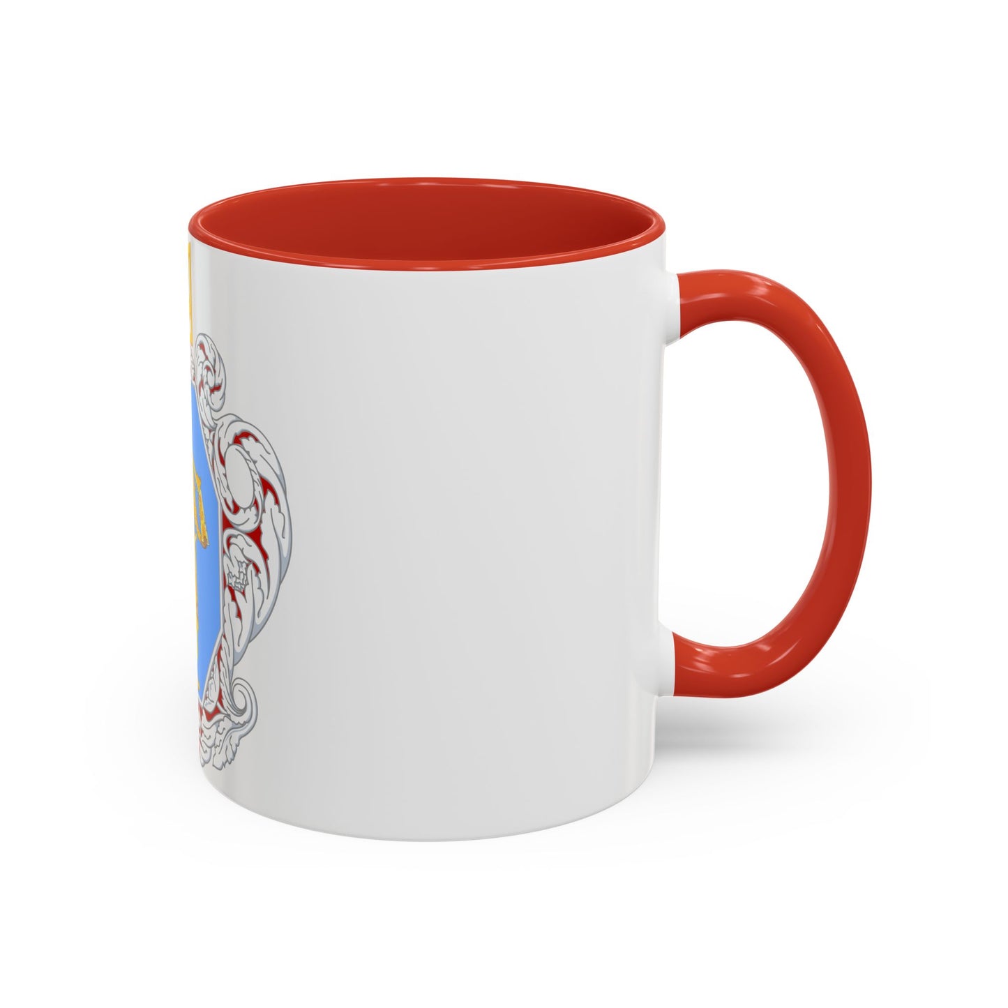 Coat of Arms of the Ukrainian State - Accent Coffee Mug