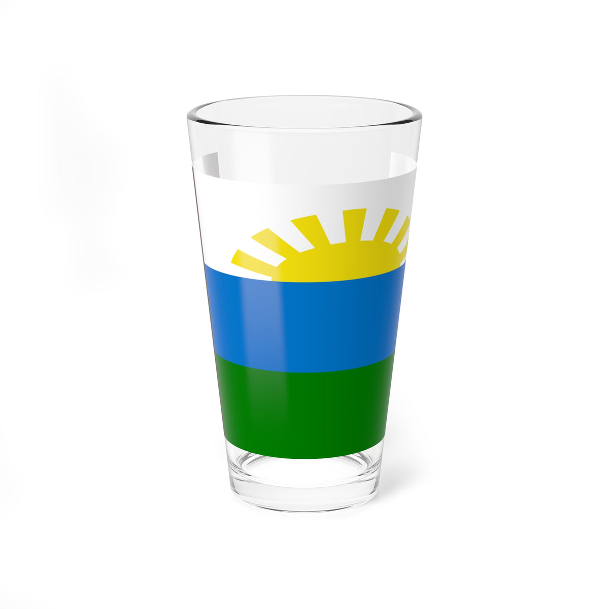 Bandera de Girardot Cojedes (Venezuela) Pint Glass 16oz