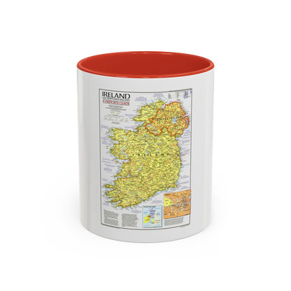 Ireland - A Visitor's Guide (1981) (Map) Accent Coffee Mug