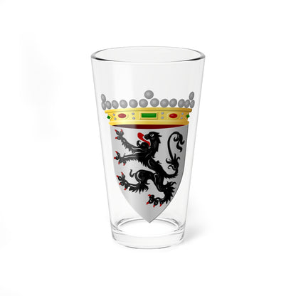 Edegem wapen (Belgium) (Coat of Arms) Pint Glass 16oz