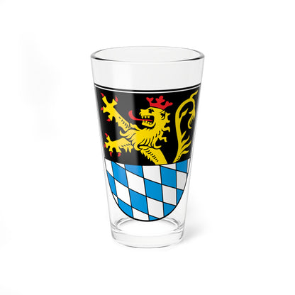 DEU Amberg COA (Germany) (Coat of Arms) Pint Glass 16oz