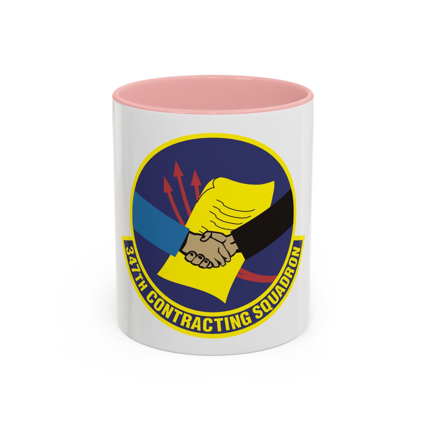 347th Contracting Squadron (U.S. Air Force) Accent Coffee Mug