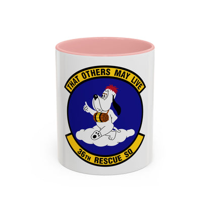 36 Rescue Sq AETC (U.S. Air Force) Accent Coffee Mug