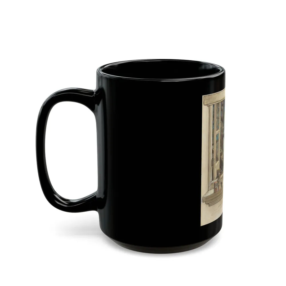 Dream Blocks, ca. 1908 - Black Coffee Mug-Go Mug Yourself